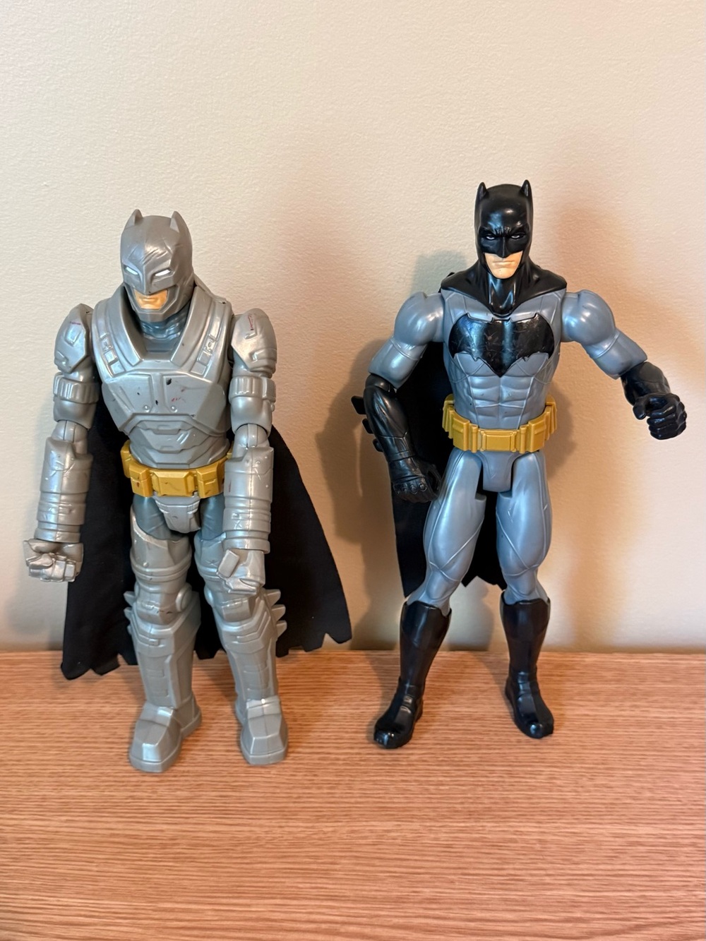 Batman Dual Figure Set - Black, Gray & Gold Utility Belts